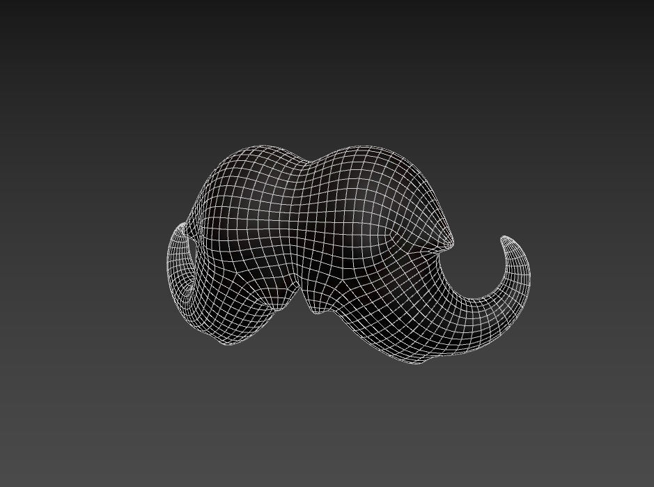 Mustache 02 3D model_16