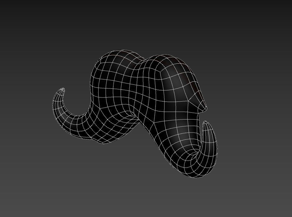 Mustache 02 3D model_19