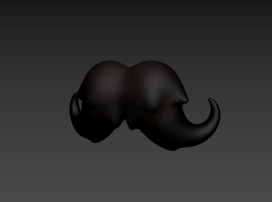 Mustache 02 3D model_14