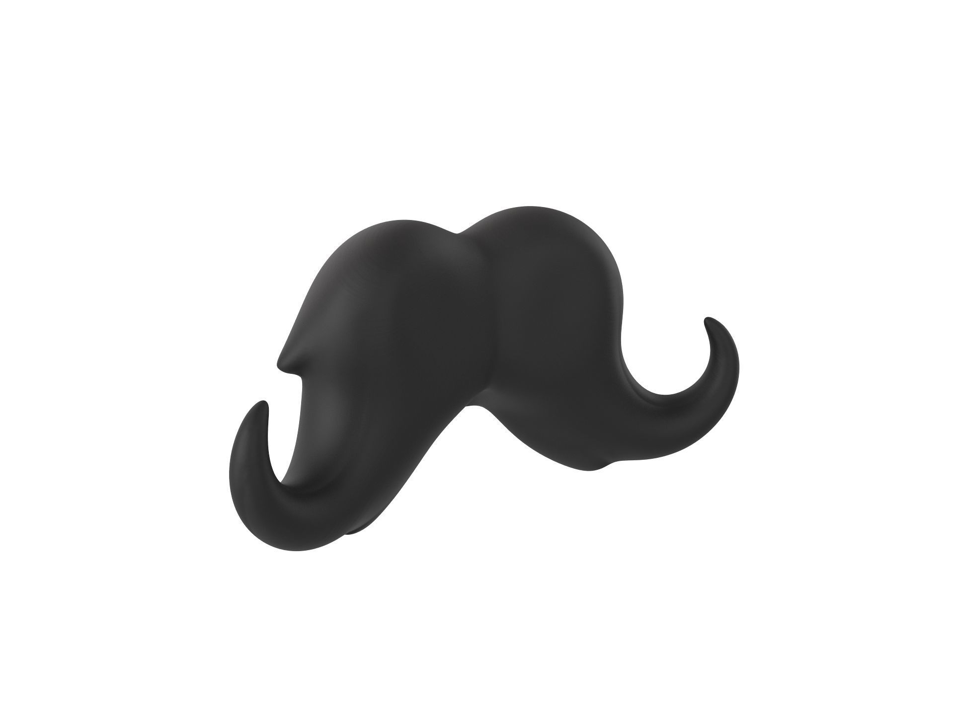 Mustache 02 3D model_3