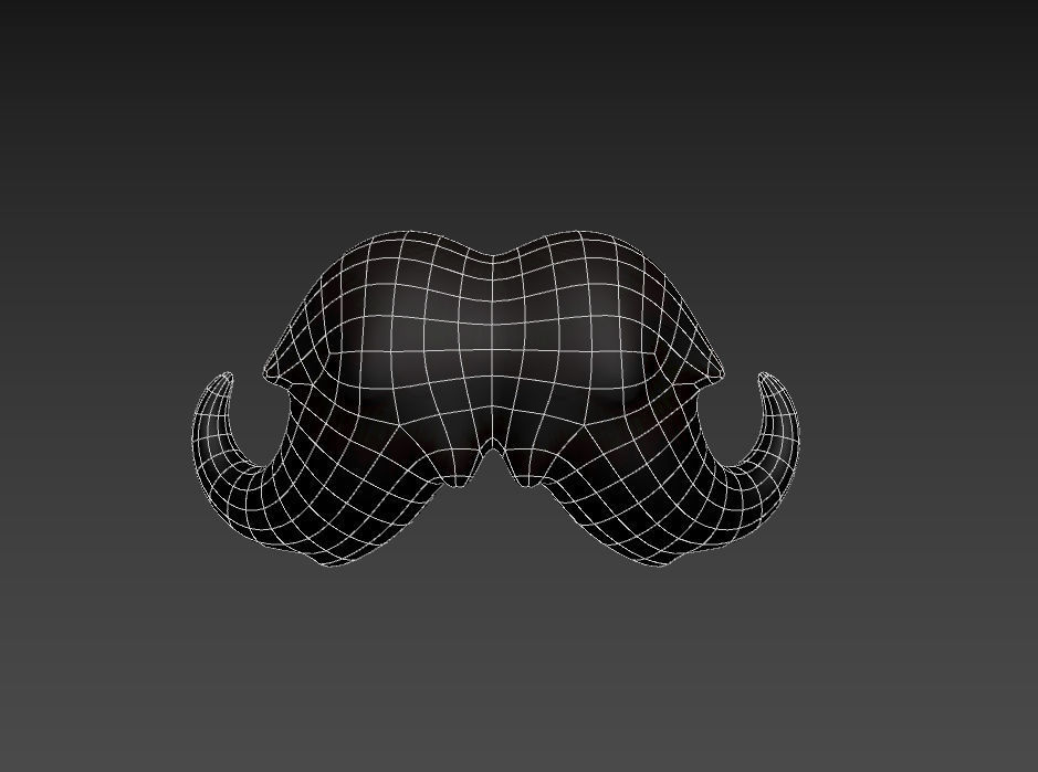 Mustache 02 3D model_17