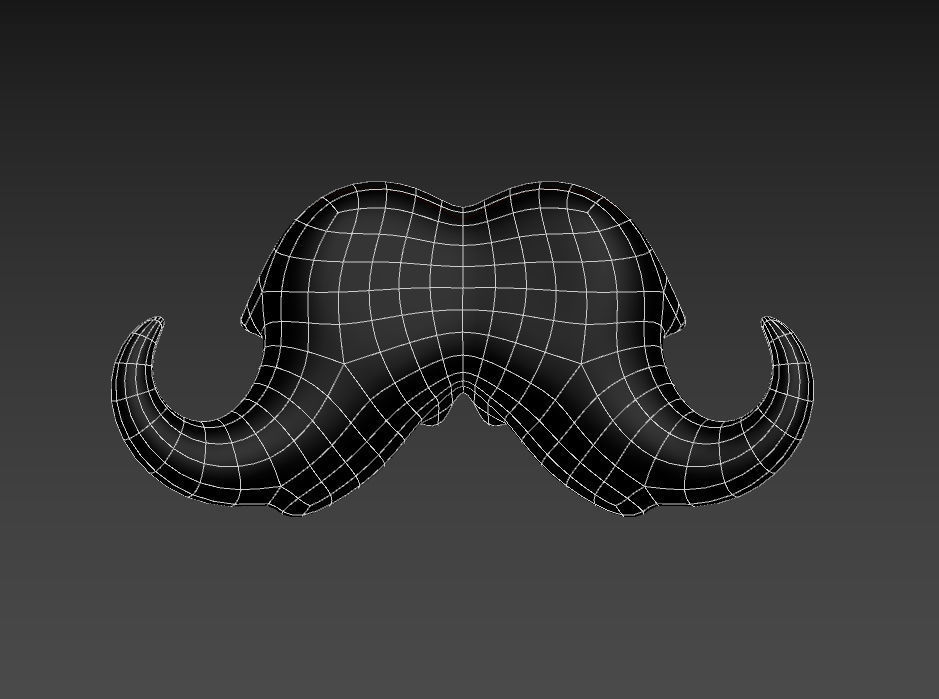 Mustache 02 3D model_21