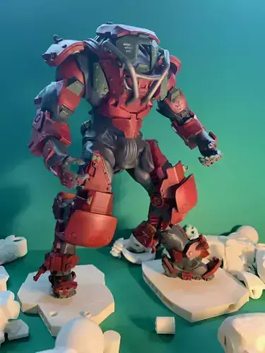 Anthem Colossus Articulated Figure 3D print model
