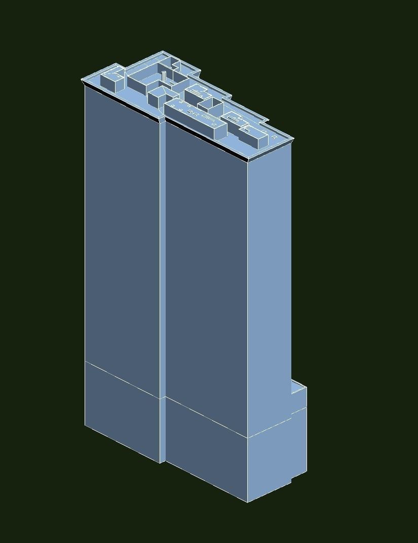 3D model BLU building VR / AR / low-poly | CGTrader