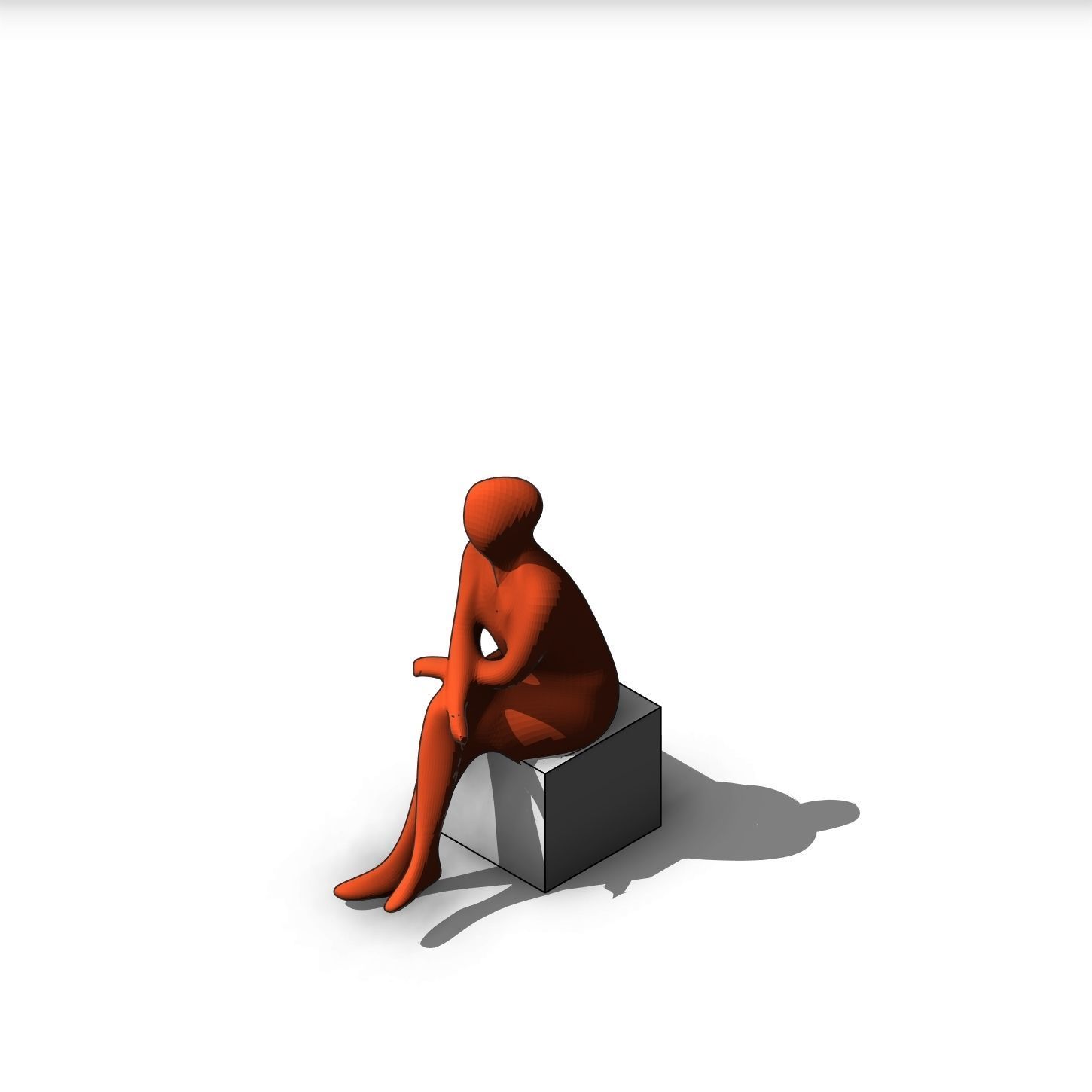 12 Revit human figures people sitting standing walking cycling 3D model_10