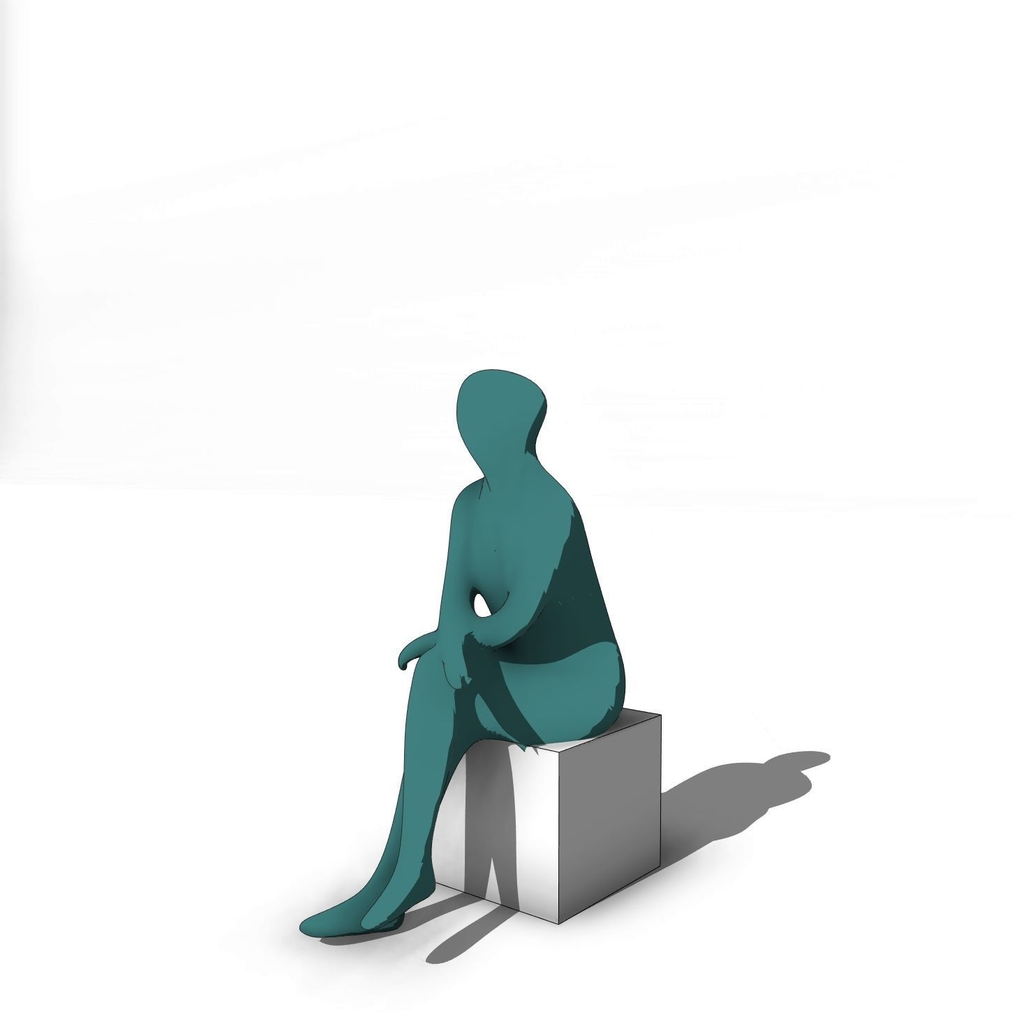 12 Revit human figures people sitting standing walking cycling 3D model_14