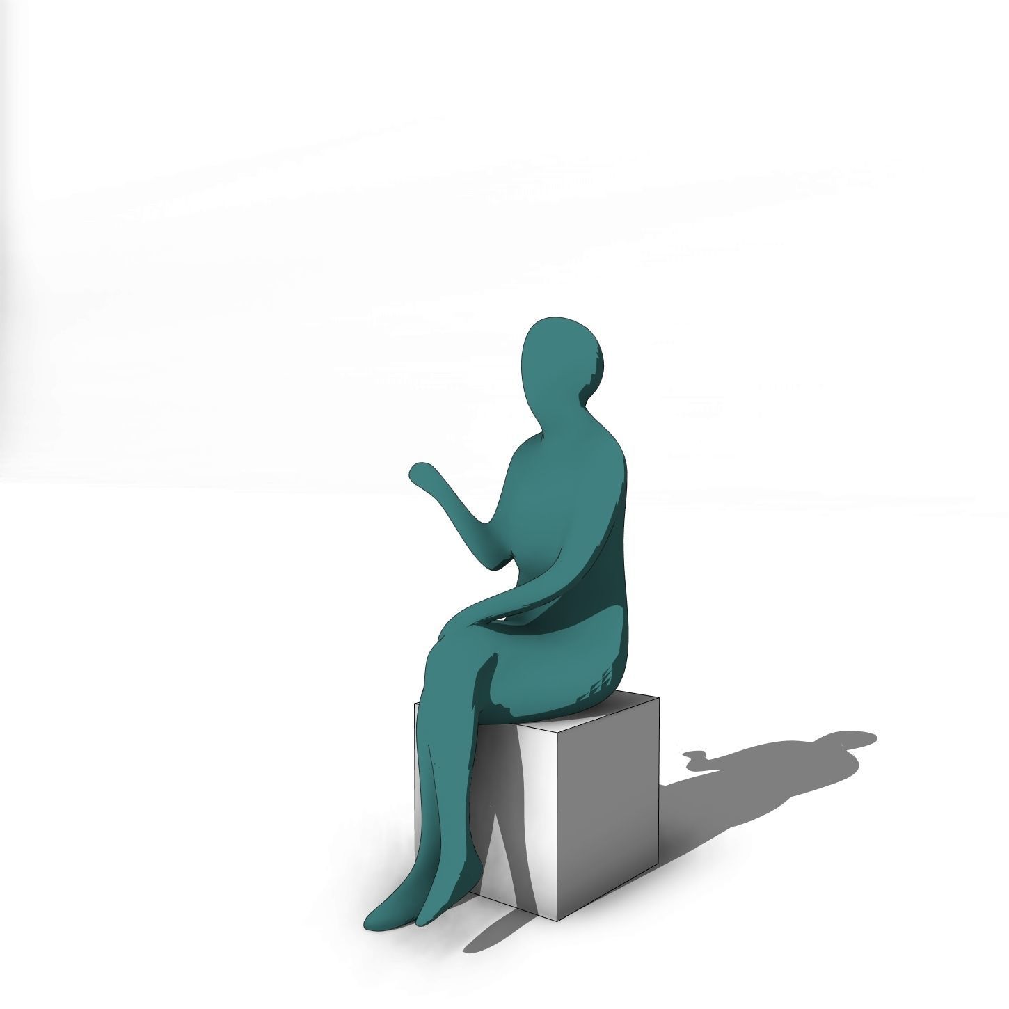 12 Revit human figures people sitting standing walking cycling 3D model_22