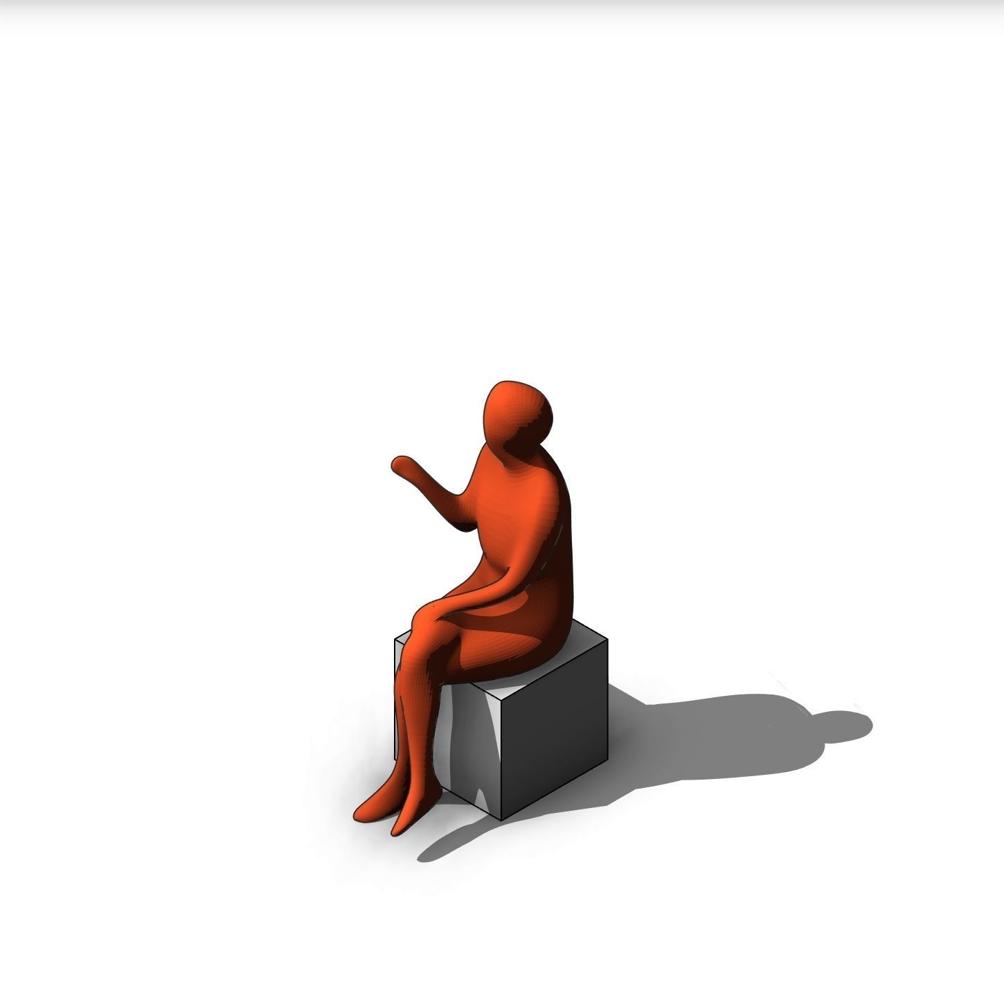 12 Revit human figures people sitting standing walking cycling 3D model_18