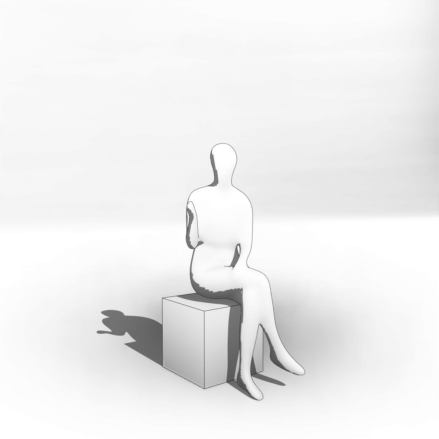 12 Revit human figures people sitting standing walking cycling 3D model_24