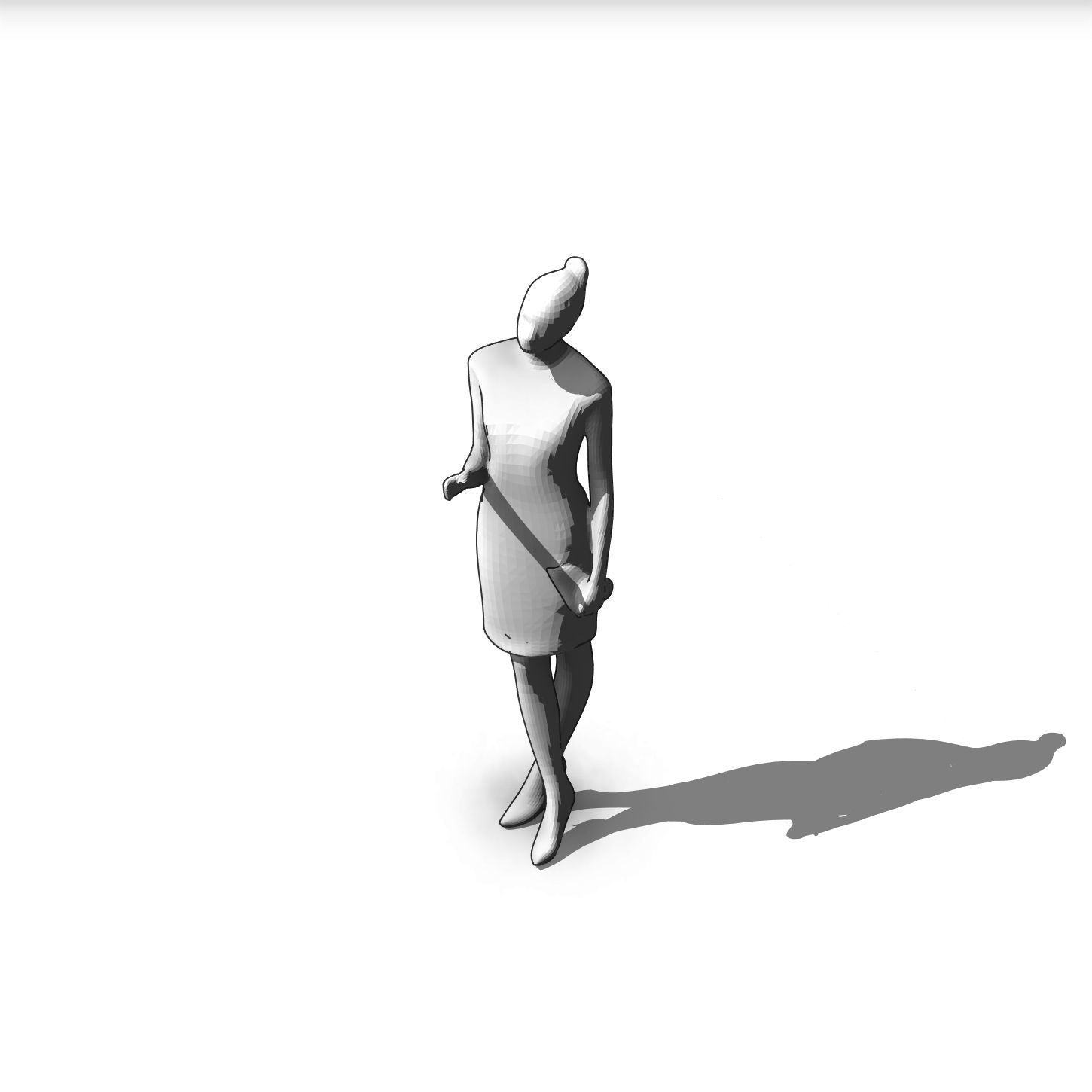 12 Revit human figures people sitting standing walking cycling 3D model_67