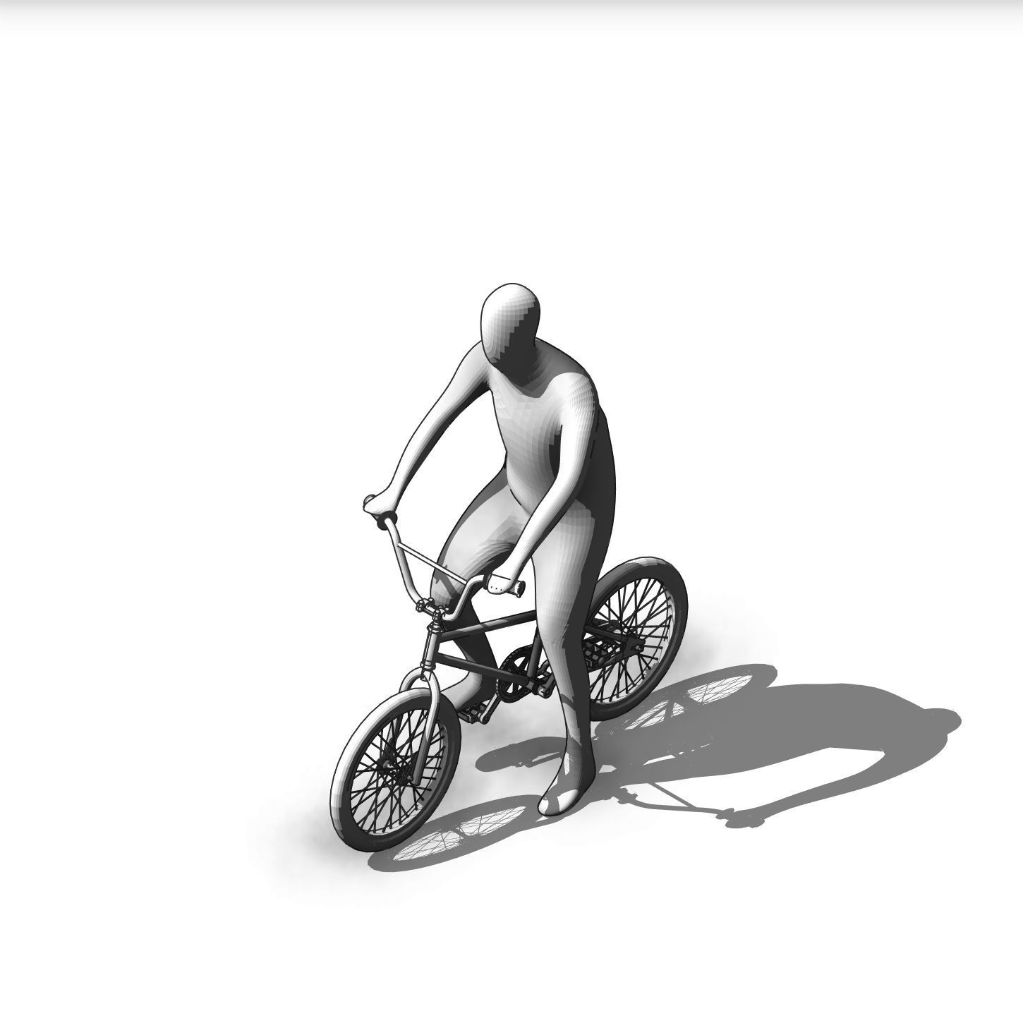 12 Revit human figures people sitting standing walking cycling 3D model_27