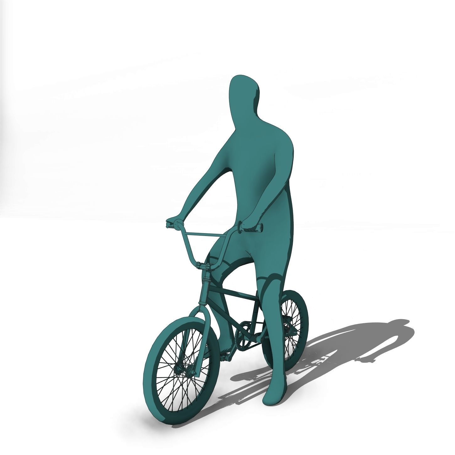 12 Revit human figures people sitting standing walking cycling 3D model_32