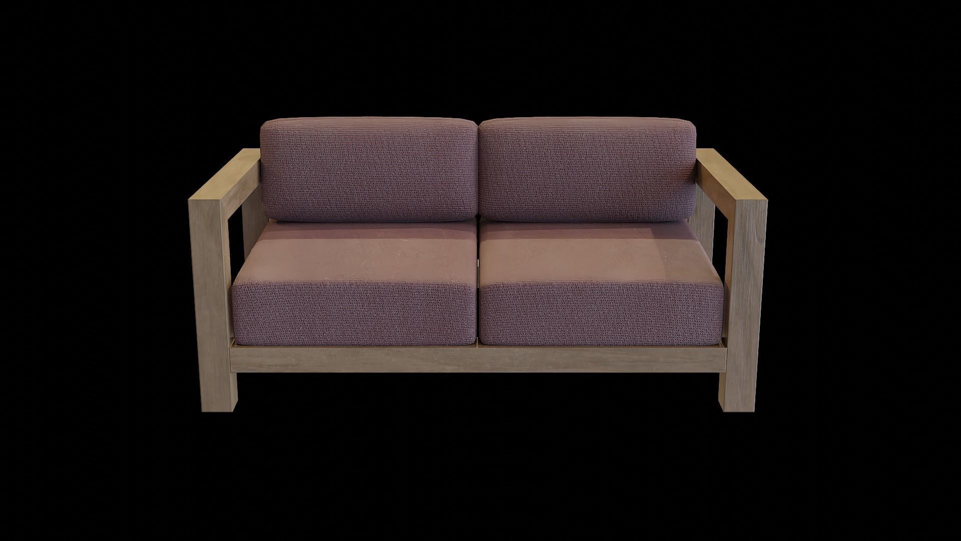 Veroda Angle Sofa 07 Low-poly 3D model_4