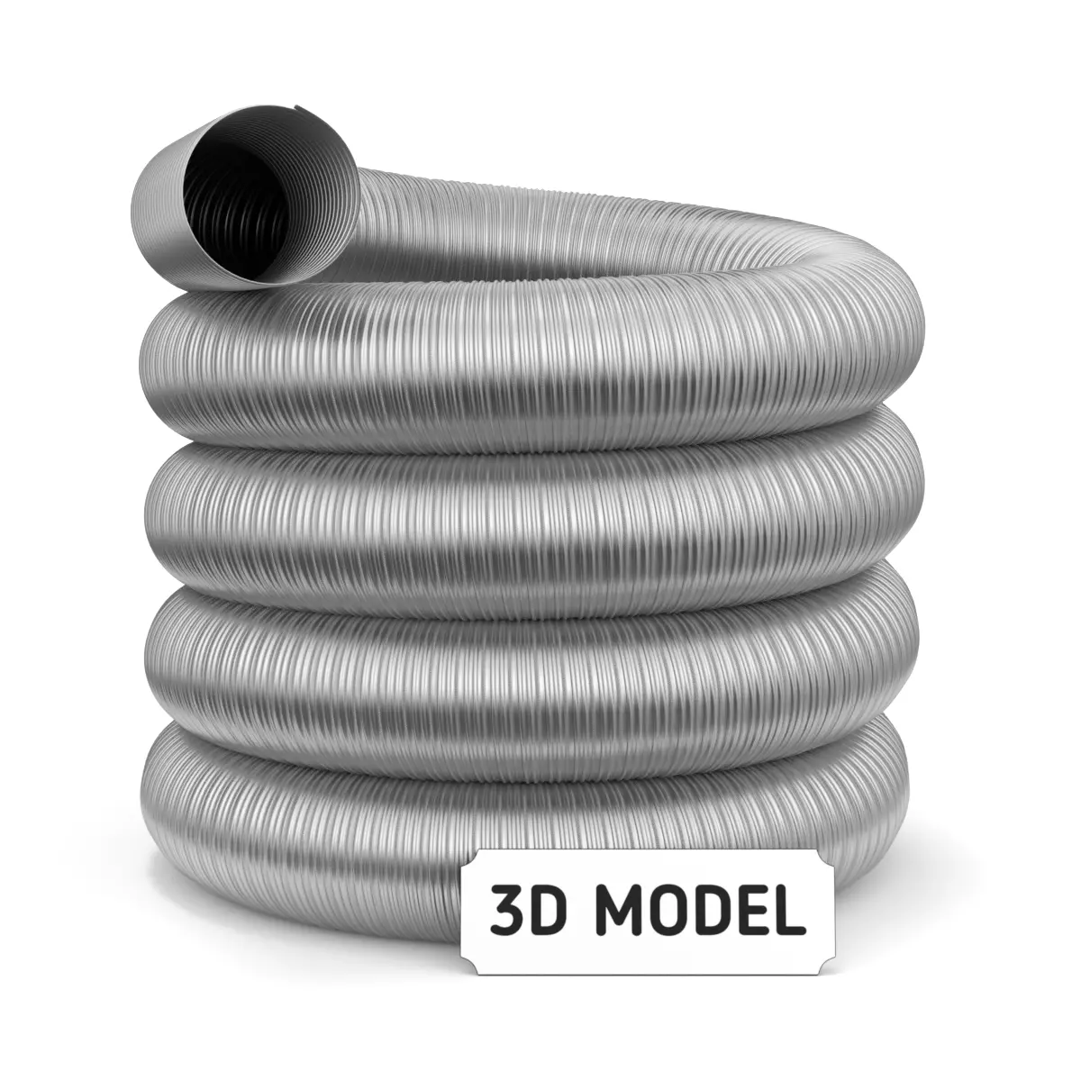Adaptable Flexible Flue 3D model_0