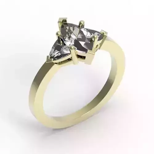 3DM Format Personalized diamond ring jewelry 3DM programs