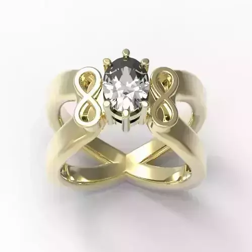 3DM Format Oval shape diamond ring jewellery design course