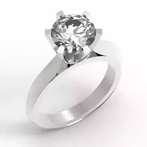 3DM Format Excellent solitaire wedding ring jewelry