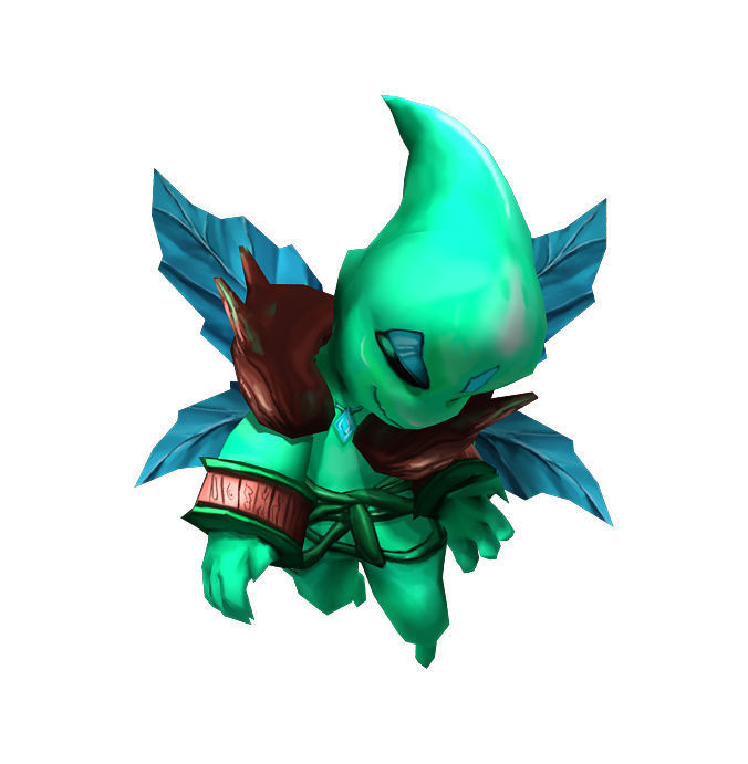 Game animated characters - wood spirit 3D model_1