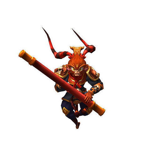 Game animated characters - Sun Da Sheng 3D model