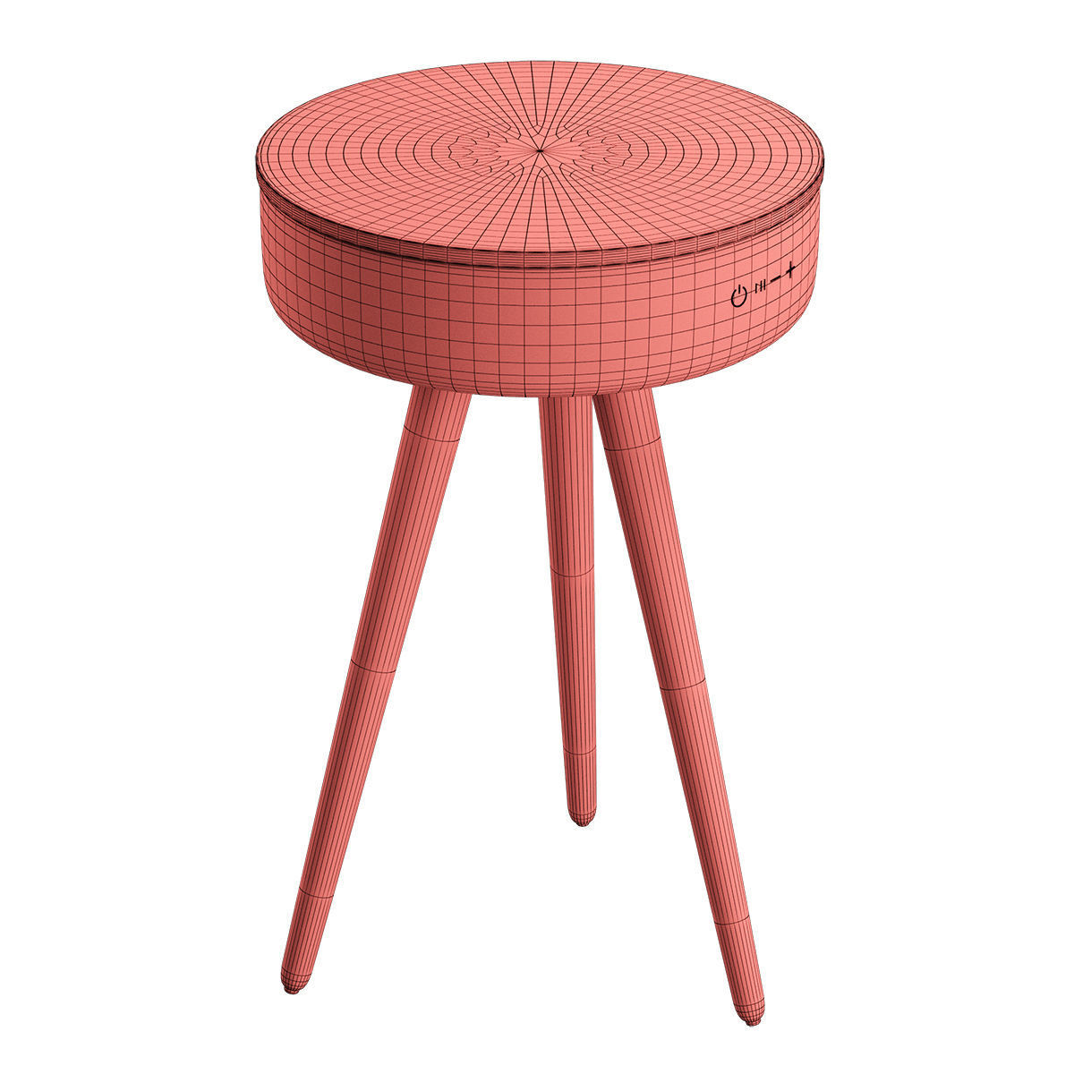 Mersenne Speaker Table 3D model_3