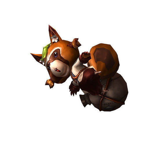 Game animated characters - small civet cats 3D model