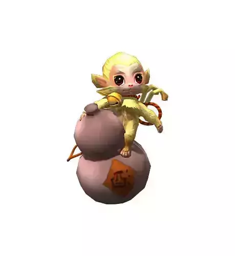 Game animated characters - small monkey