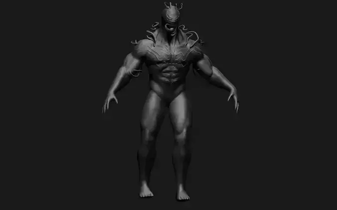 Venom humanoid creature