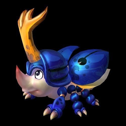 The characters of the game - the angle of the fairy - the clerk 3D model