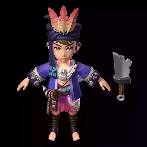 Game characters - Broken knife