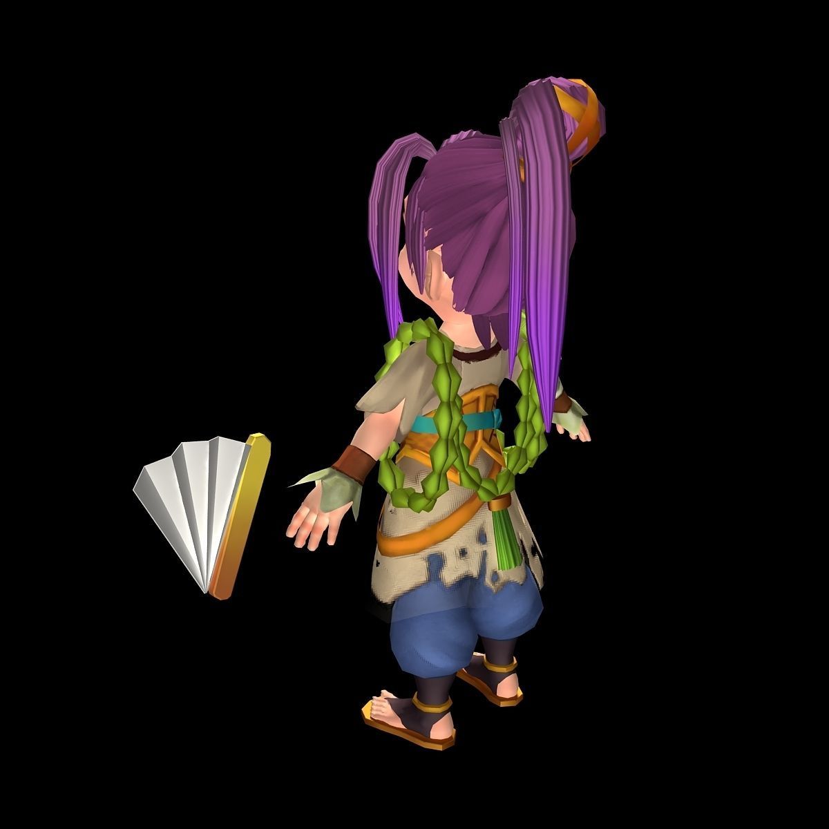 The characters of the game - He Shi me 3D model_1