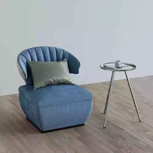 Modern Style  Side Chair with table