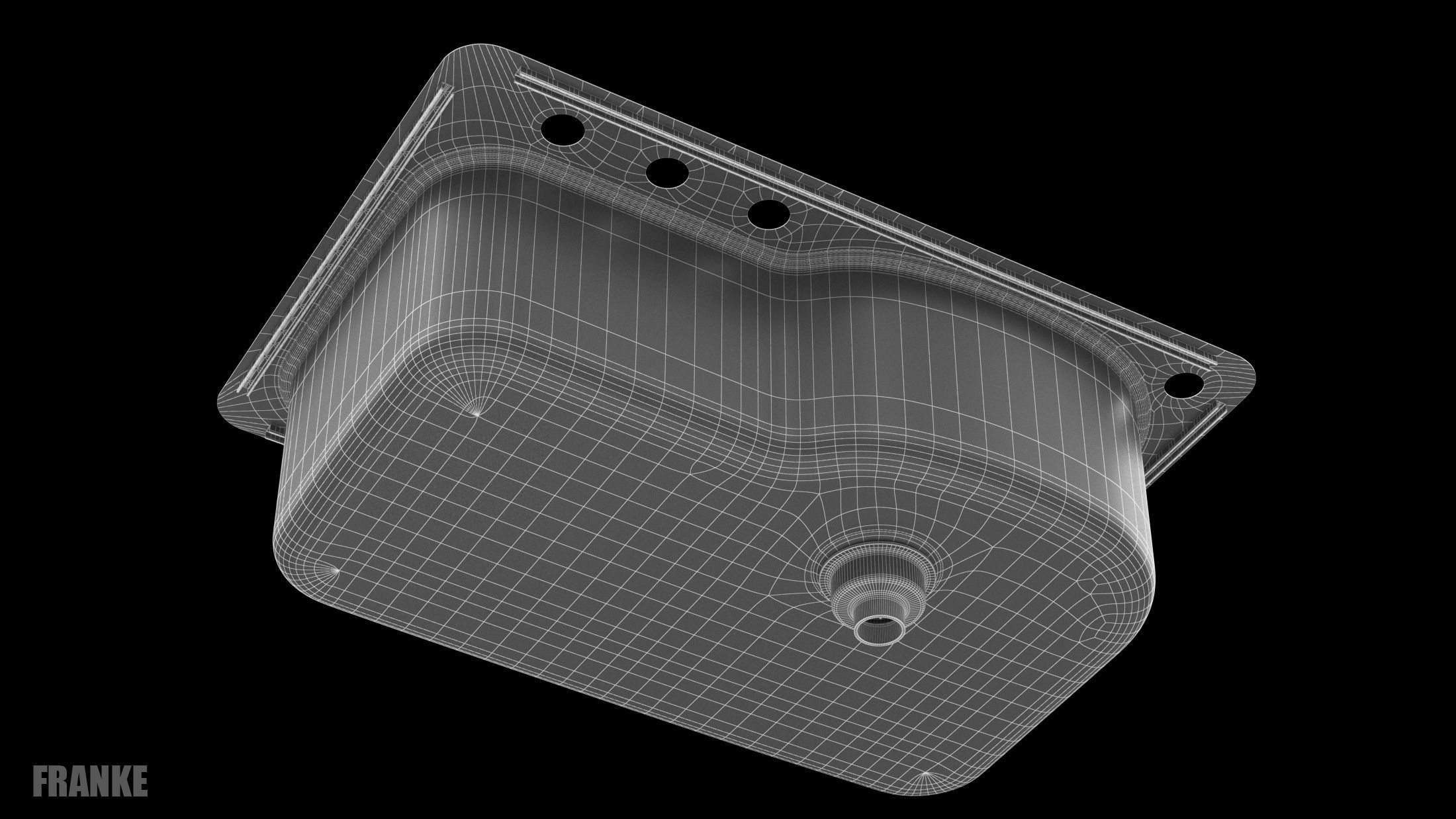 Sink FRANKE  FBSLD904-18BX 3D model_8