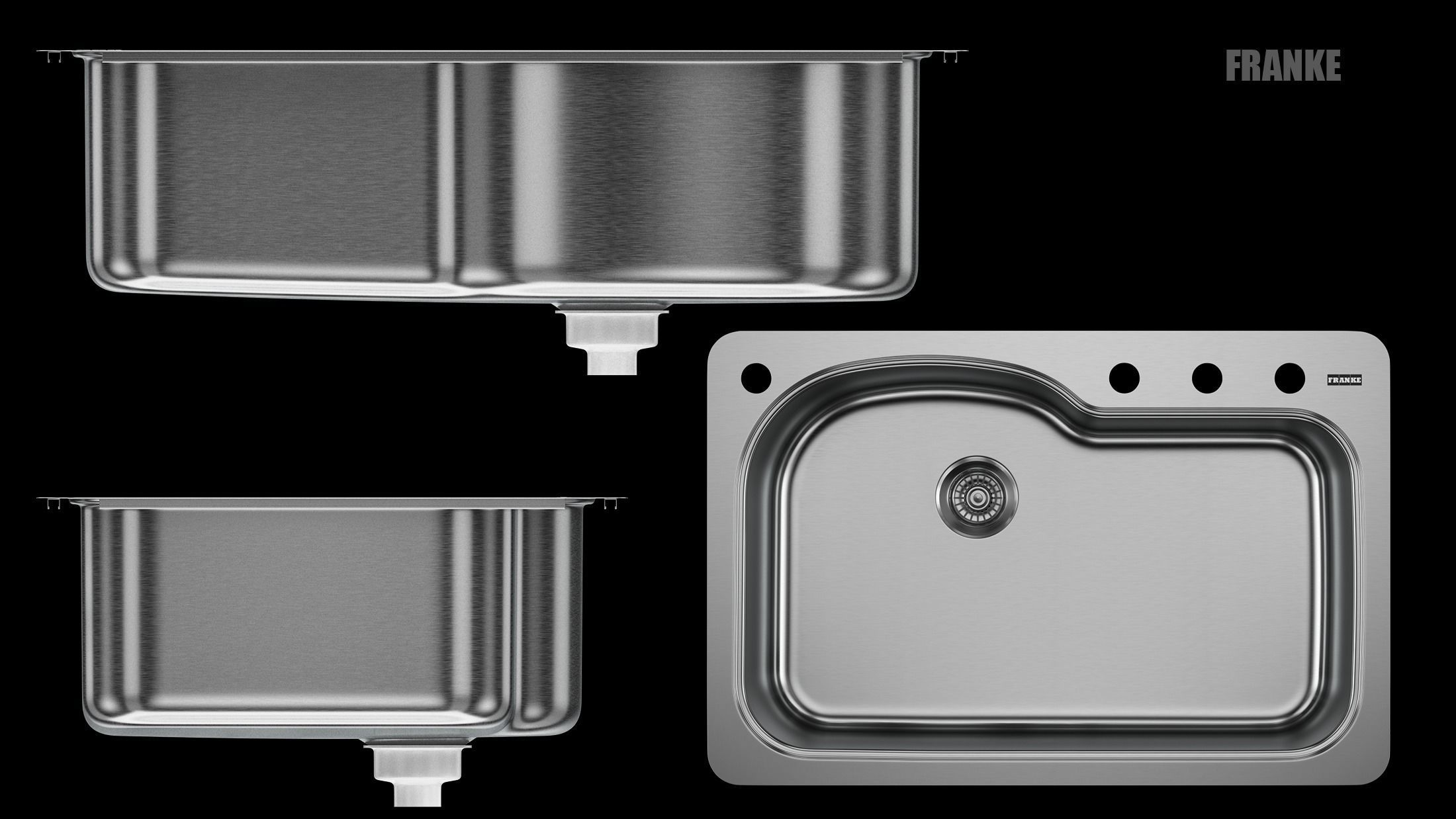 Sink FRANKE  FBSLD904-18BX 3D model_5