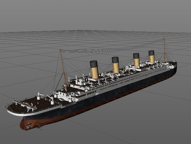 RMS Titanic 3D model