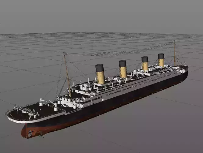 RMS Titanic 3D model