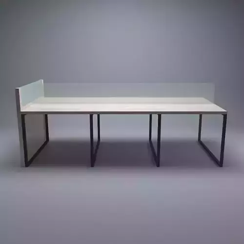 workstatin office desk with glass top