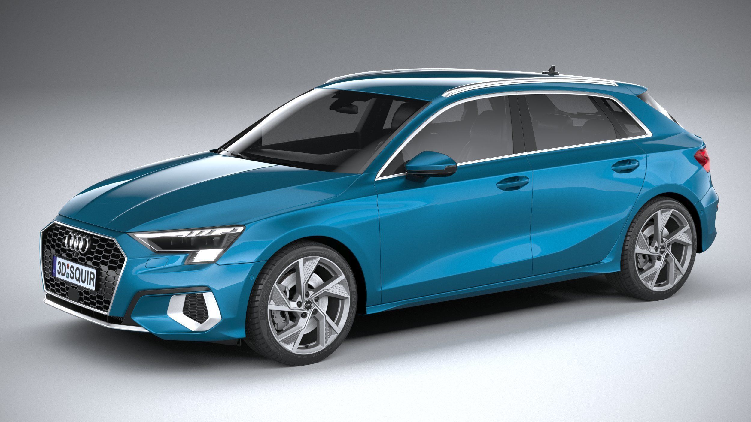 3d audi a3 2021 | cgtrader