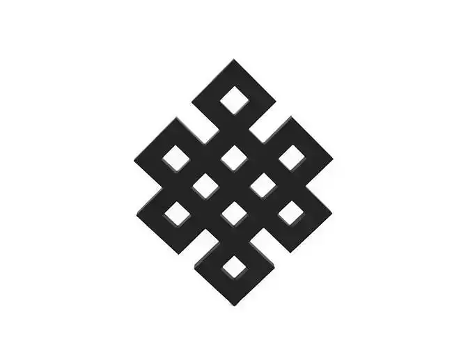 Earring taiwanese celtic knot symbol