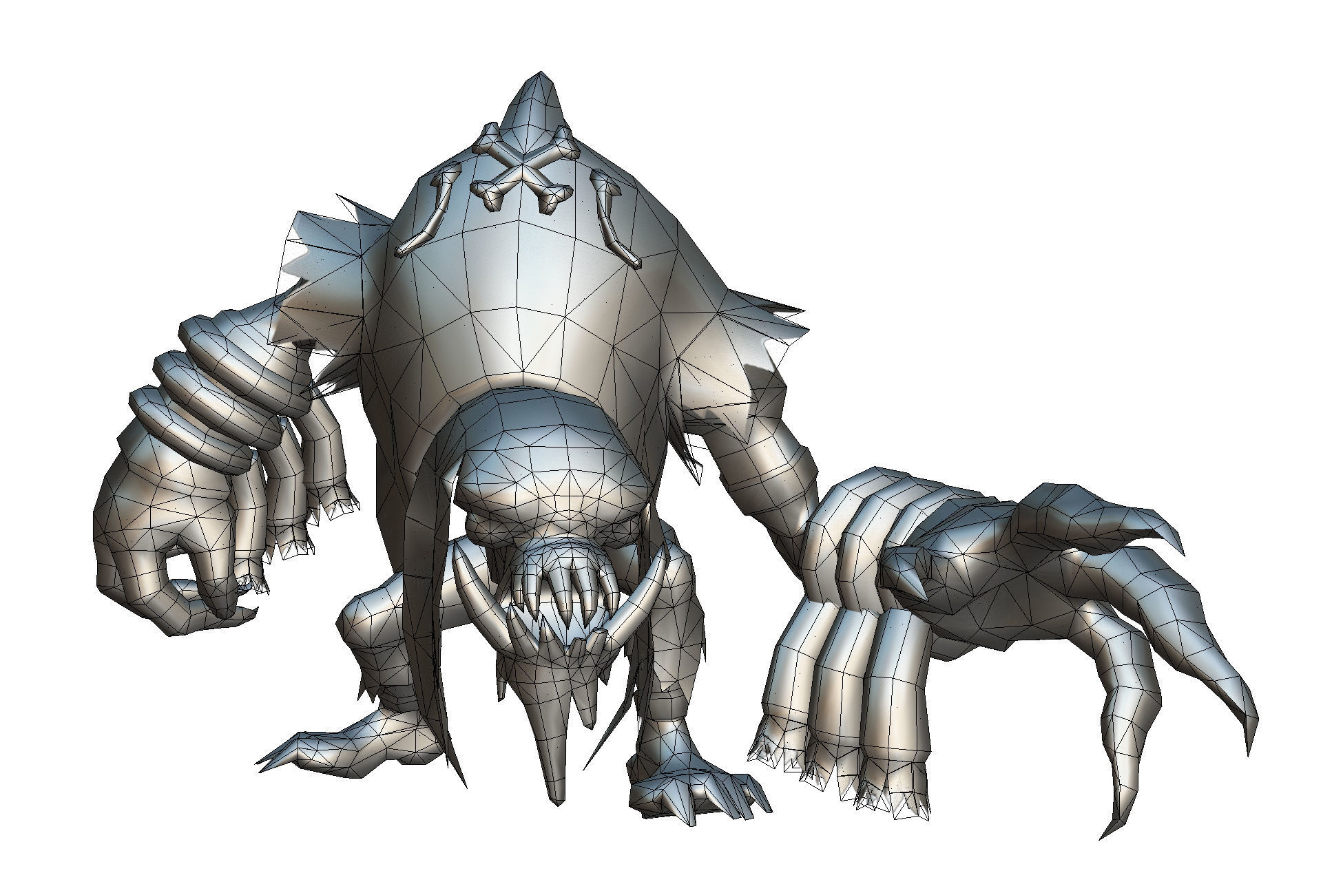 Ghoul Monsters Crew - Low Poly Hand Painted  Low-poly 3D model_18