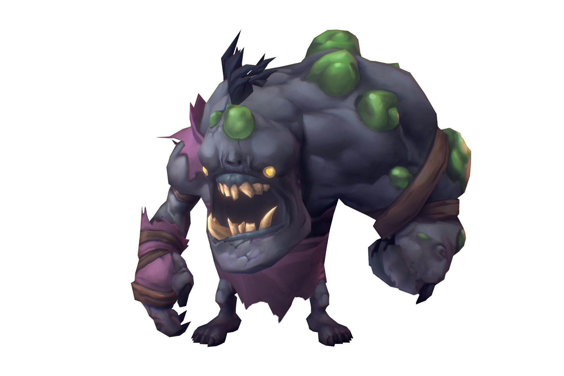 Ghoul Monsters Crew - Low Poly Hand Painted  Low-poly 3D model_10