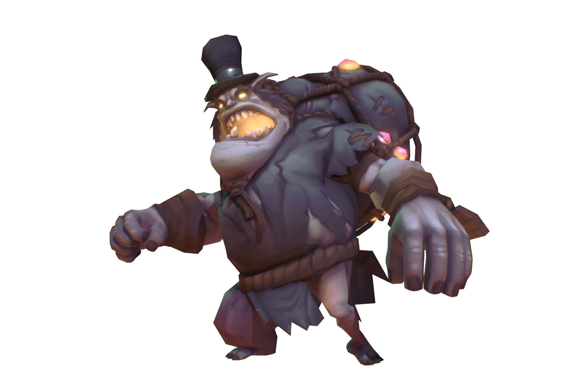 Ghoul Monsters Crew - Low Poly Hand Painted  Low-poly 3D model_4