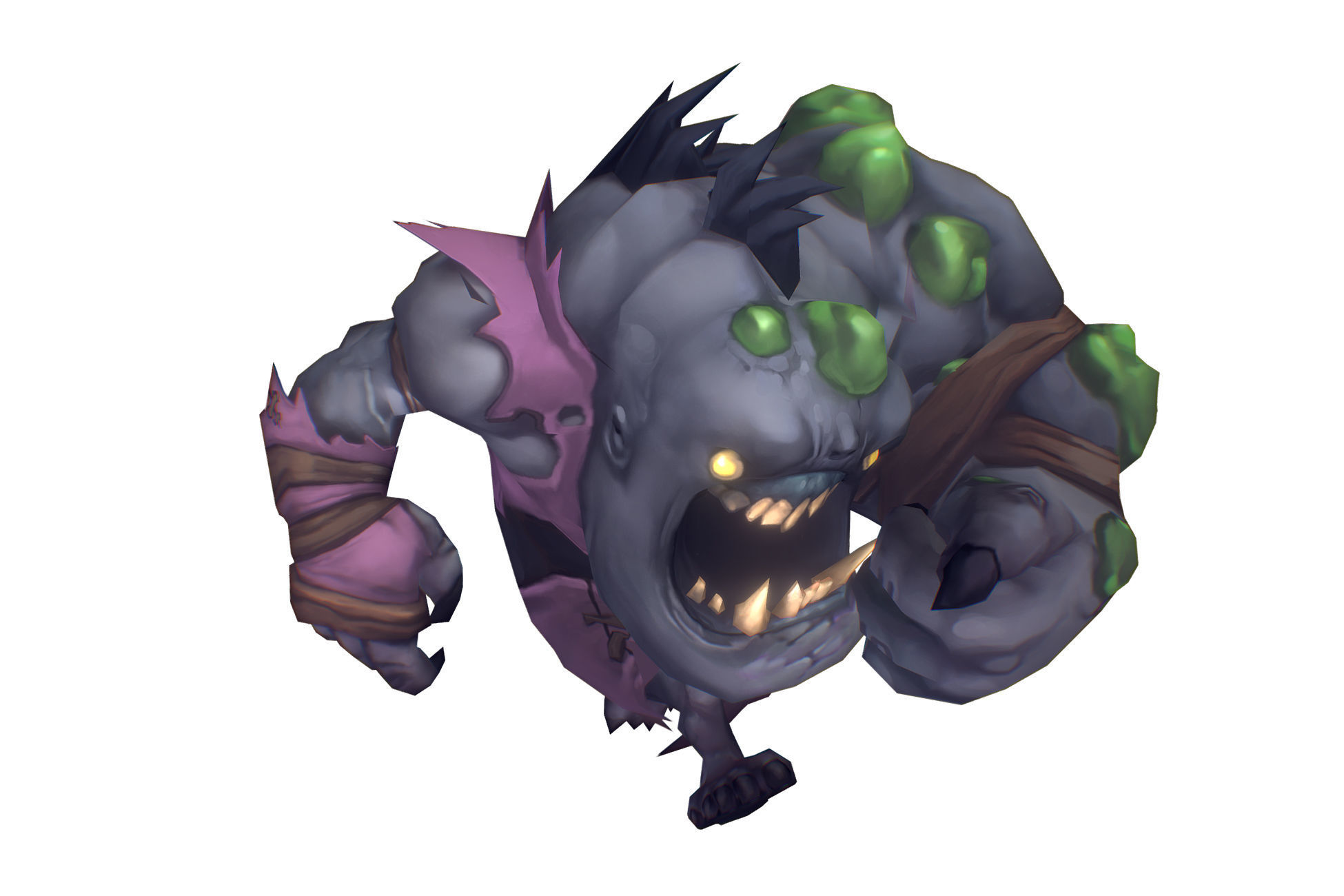 Ghoul Monsters Crew - Low Poly Hand Painted  Low-poly 3D model_15