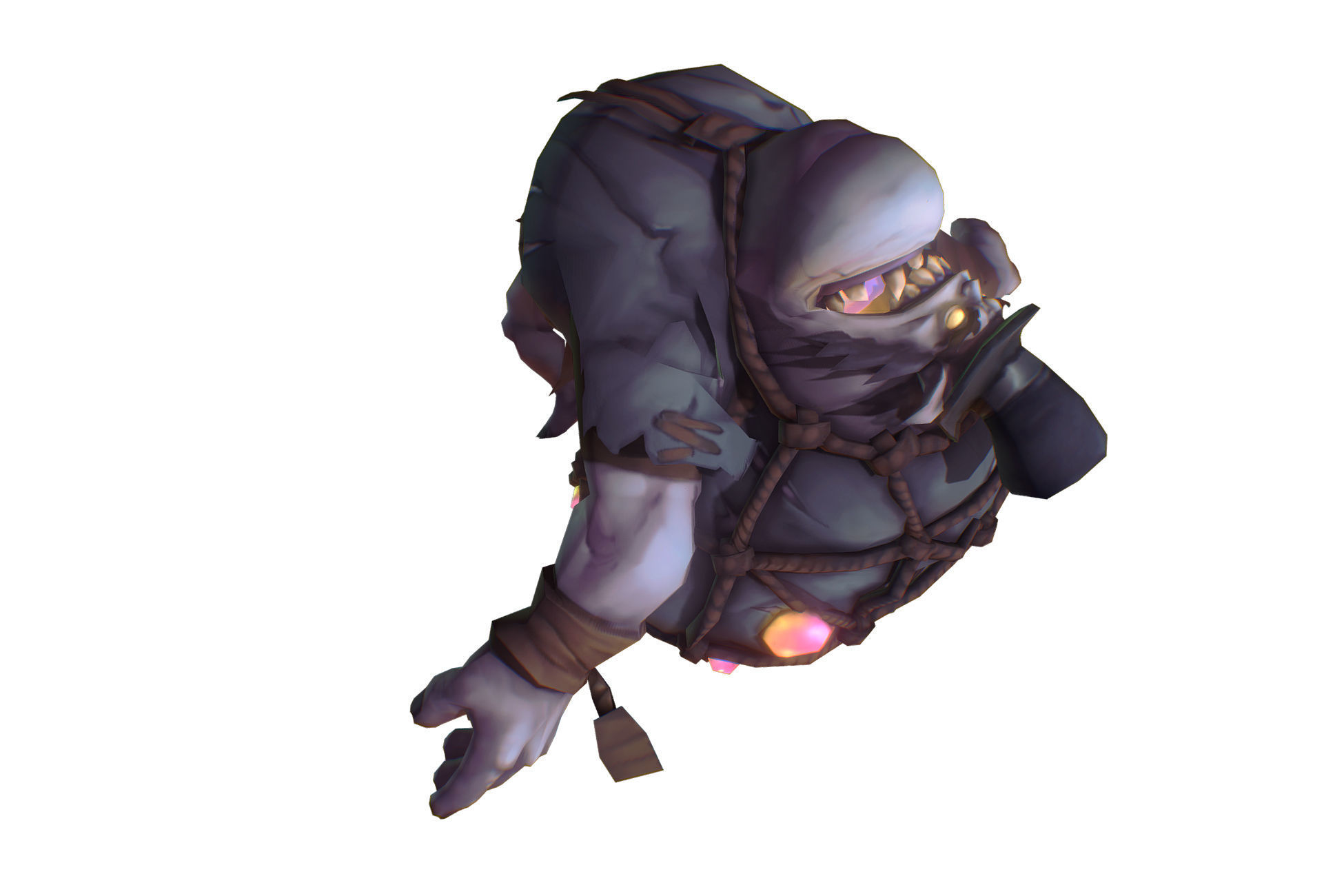 Ghoul Monsters Crew - Low Poly Hand Painted  Low-poly 3D model_5