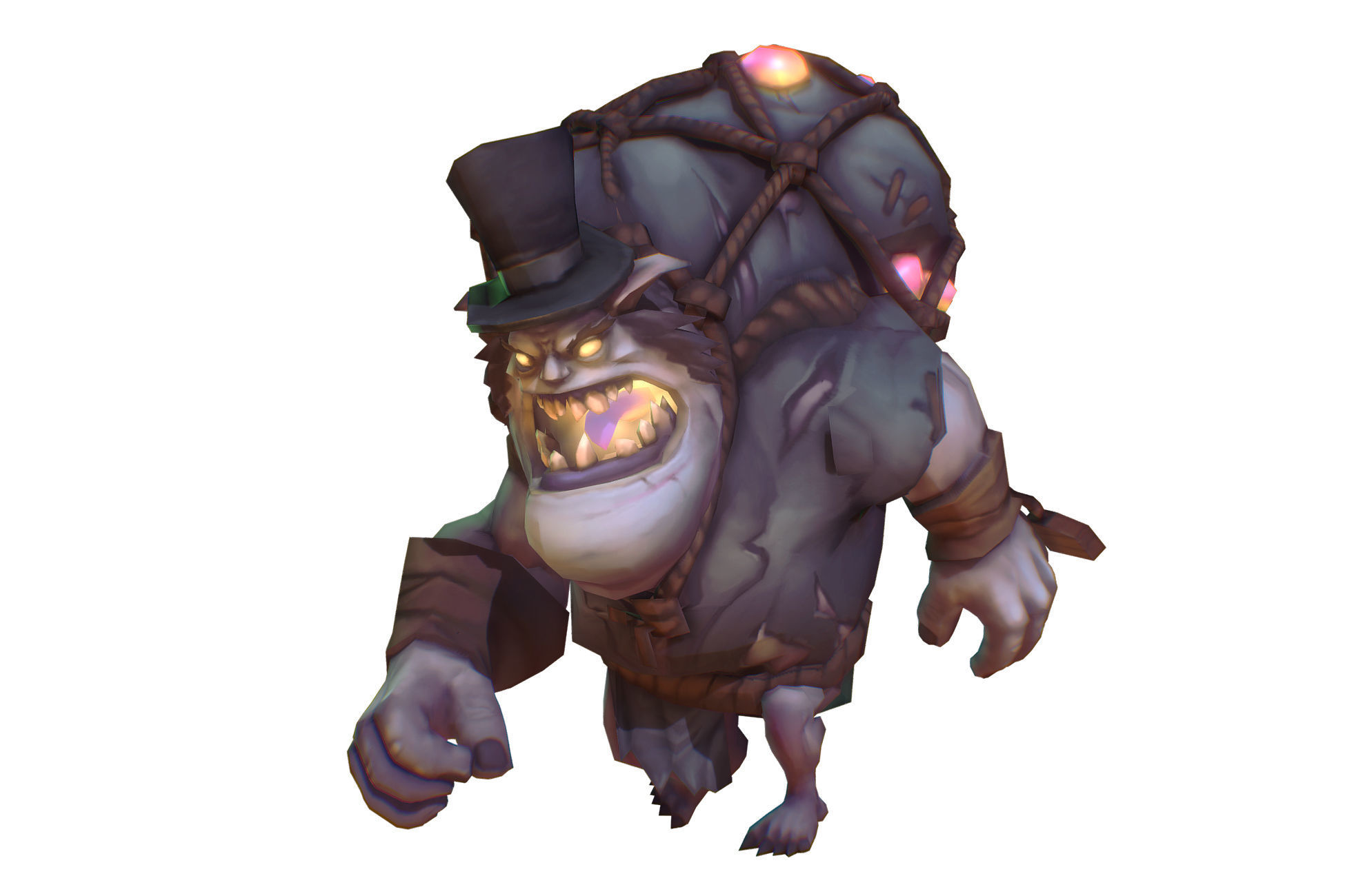 Ghoul Monsters Crew - Low Poly Hand Painted  Low-poly 3D model_6
