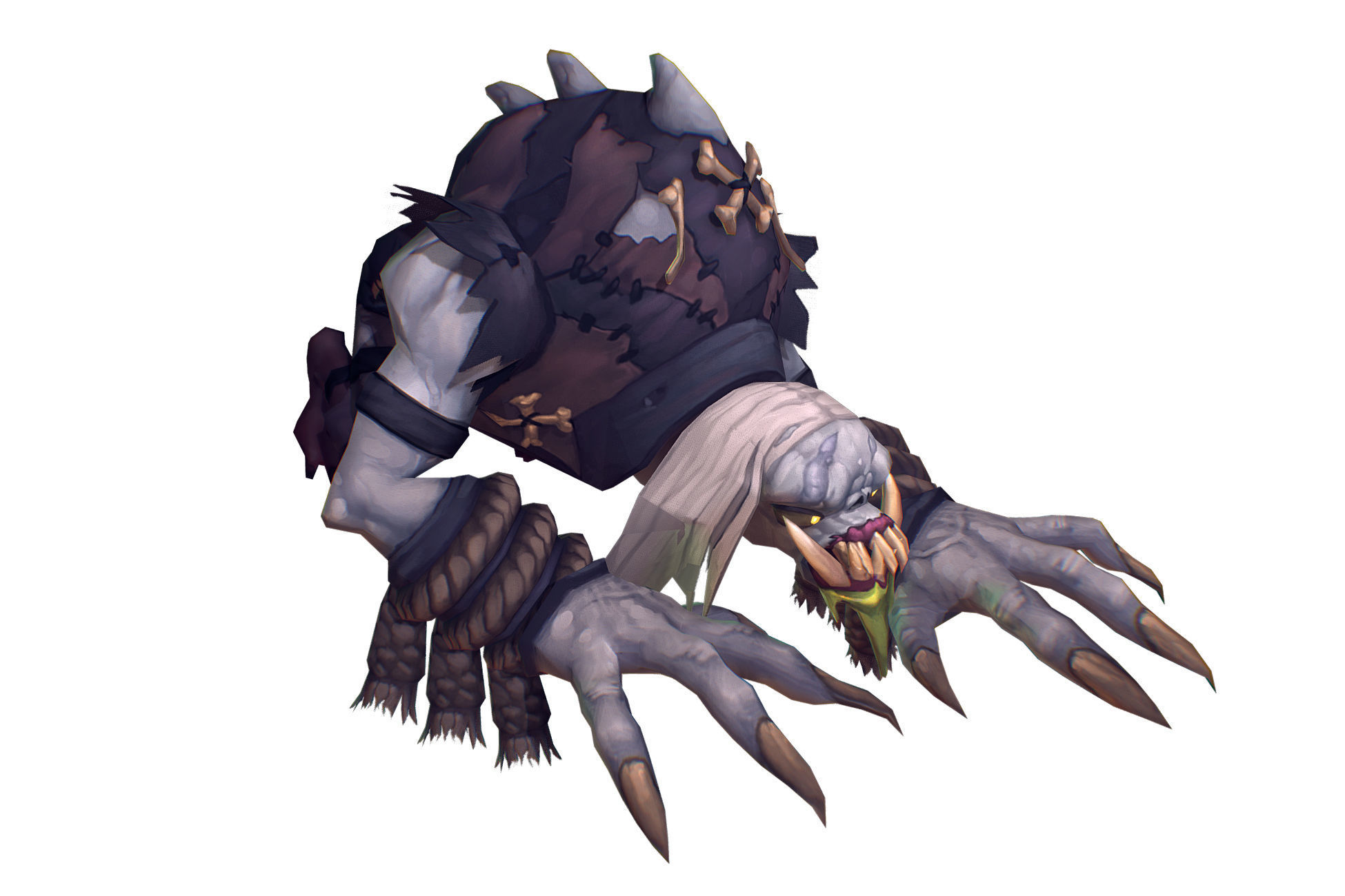 Ghoul Monsters Crew - Low Poly Hand Painted  Low-poly 3D model_22