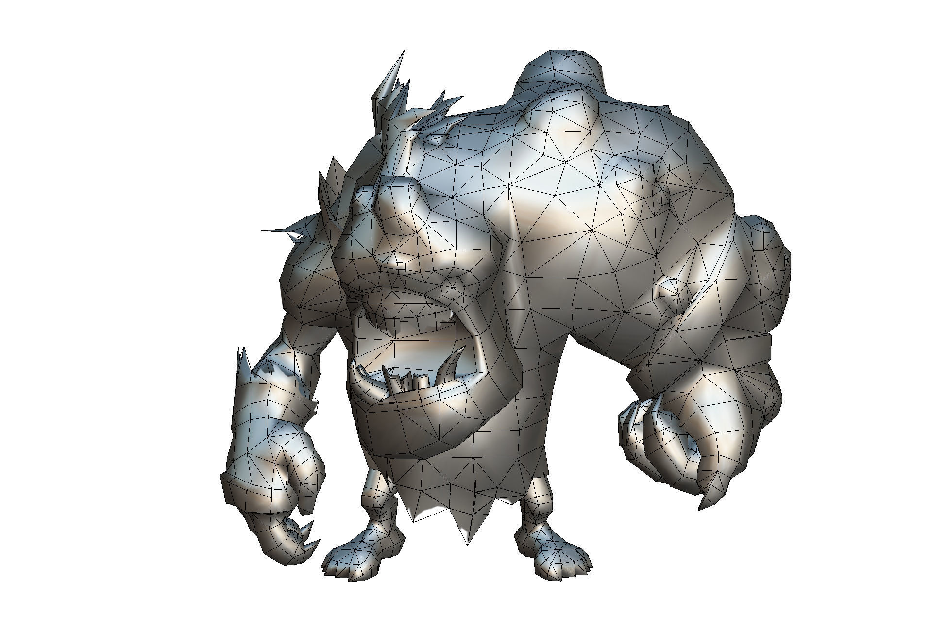 Ghoul Monsters Crew - Low Poly Hand Painted  Low-poly 3D model_11