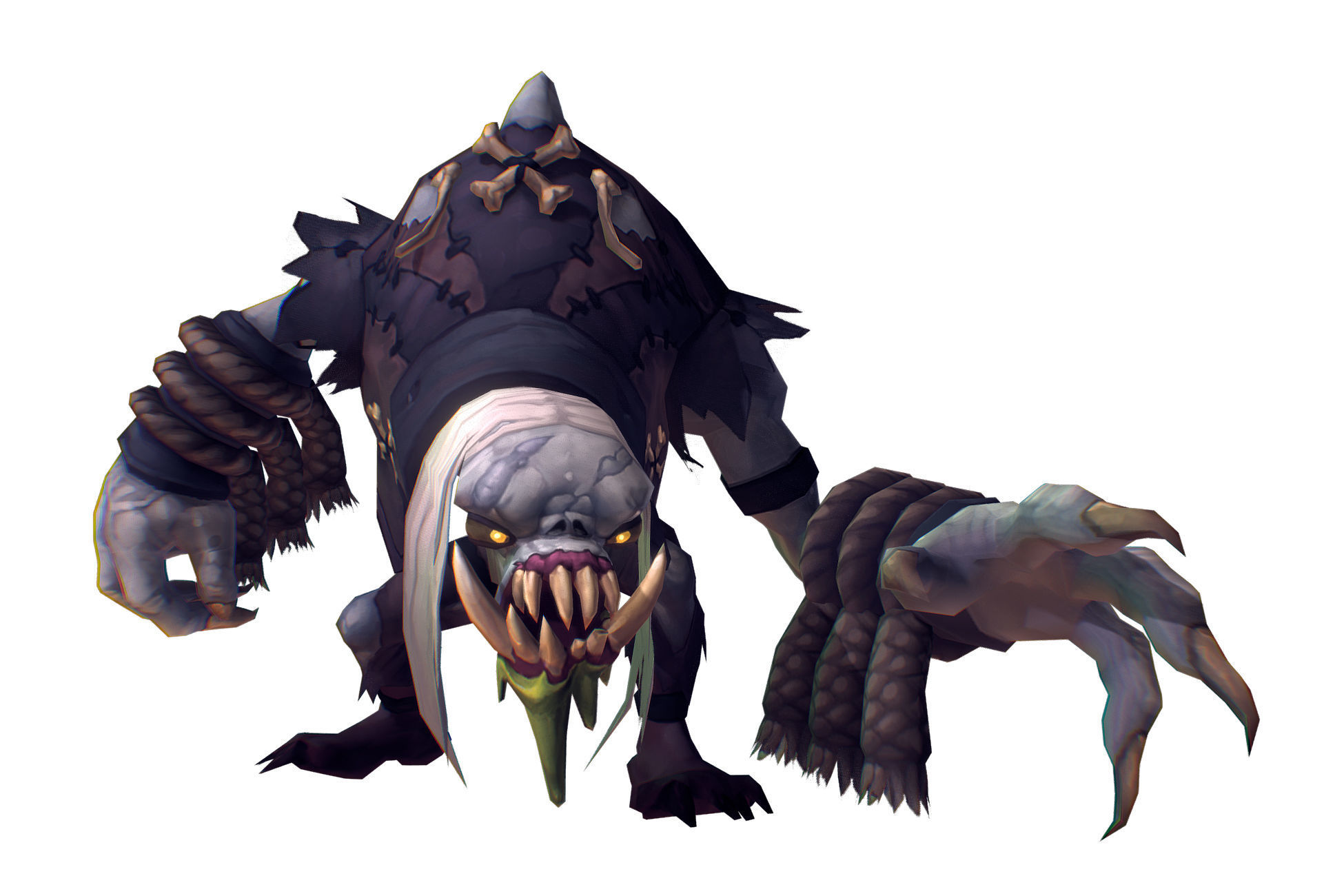 Ghoul Monsters Crew - Low Poly Hand Painted  Low-poly 3D model_17