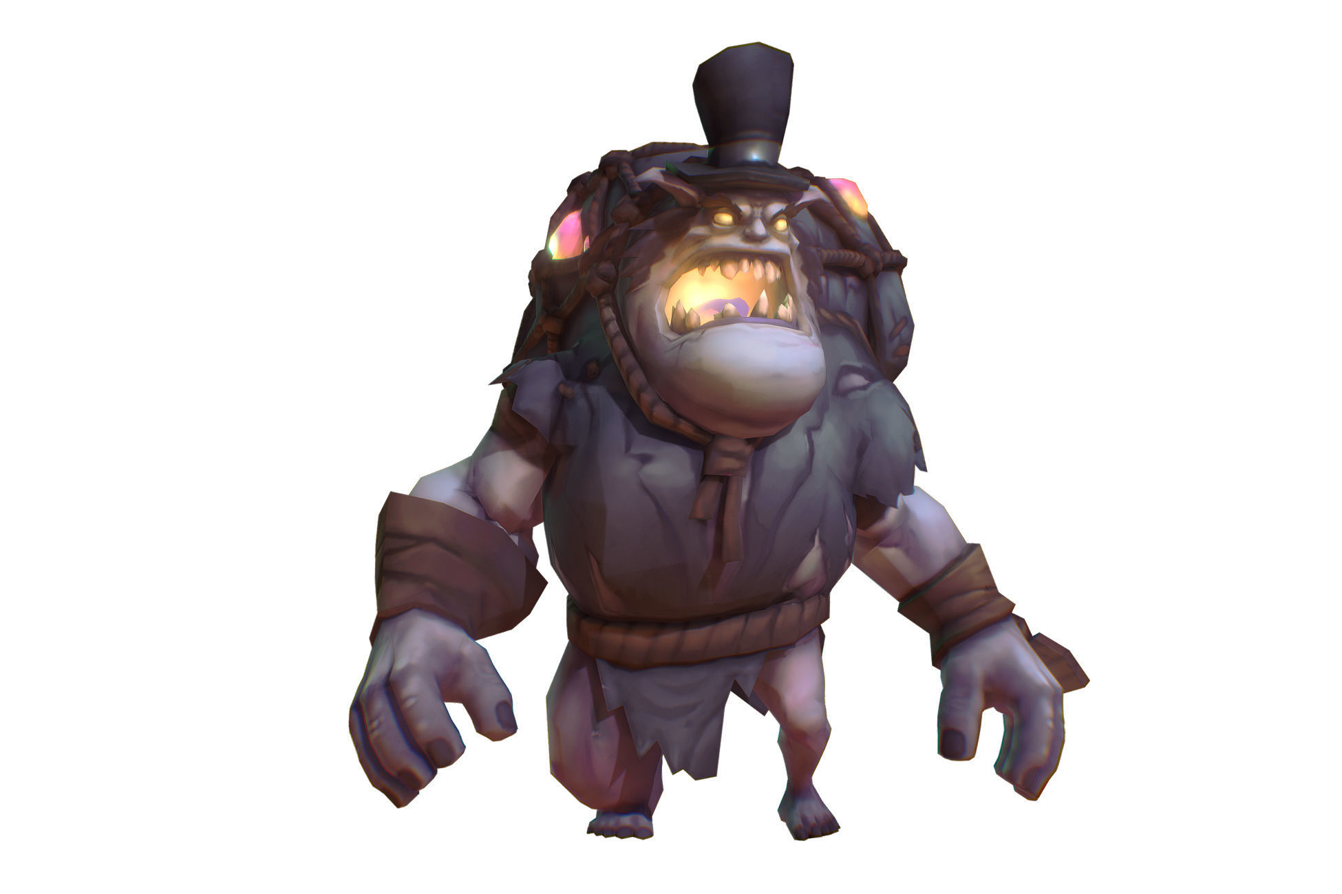 Ghoul Monsters Crew - Low Poly Hand Painted  Low-poly 3D model_2