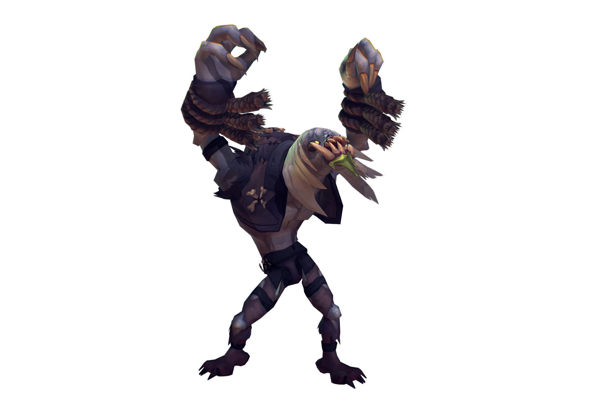 Ghoul Monsters Crew - Low Poly Hand Painted  Low-poly 3D model_19