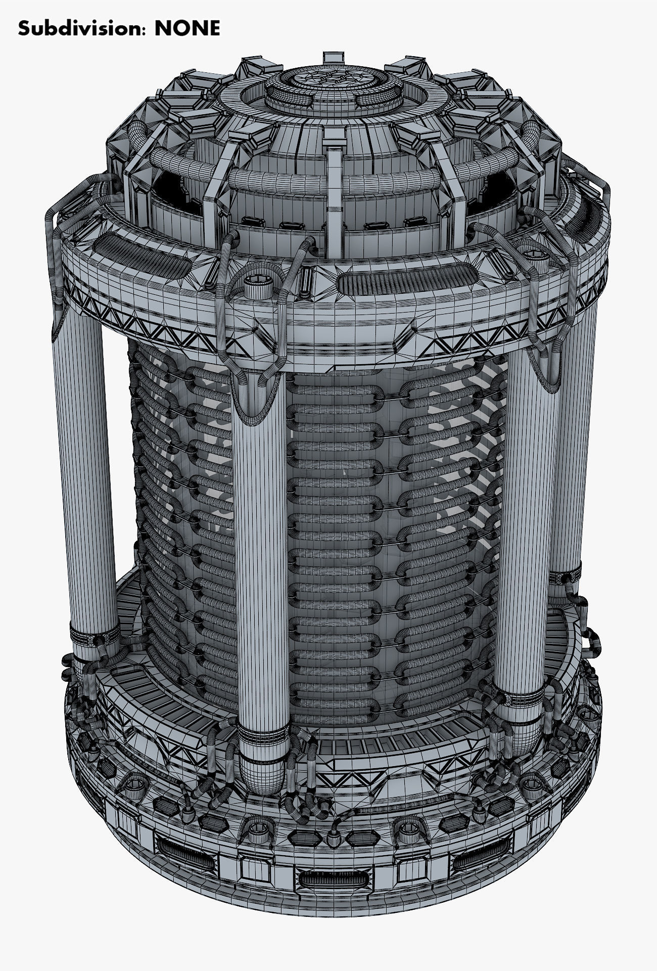 Reactor Gen Sci Fi v 1 3D model_11